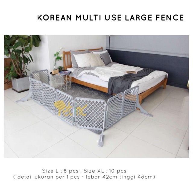 Korean multi use large fence for pet