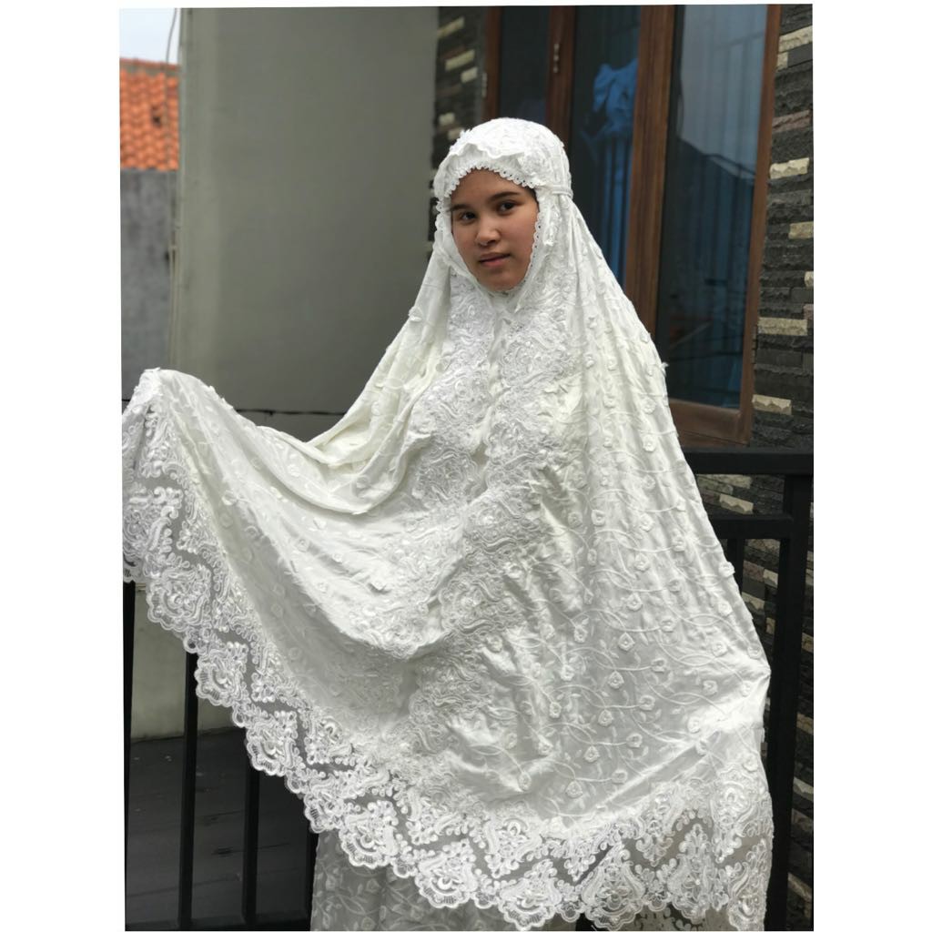 GROSIR/MUKENA/JUMBO/KATUN/RAYON/BORDIR/RAYON Mukena Sutra Paris Krisdayanti Timbul Mahal Dedek