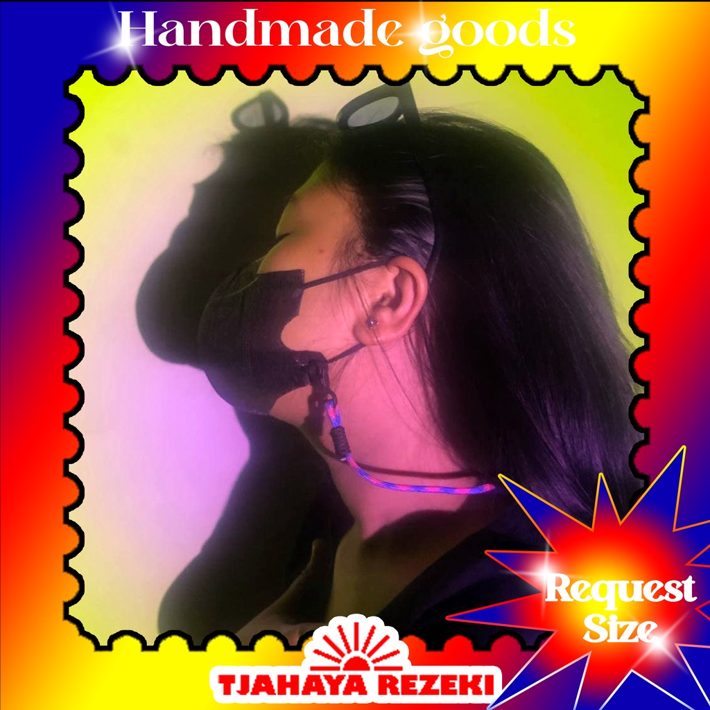 Tja face mask Strap loli / Kalung Strap Masker Tali Masker Karet Mask Strap