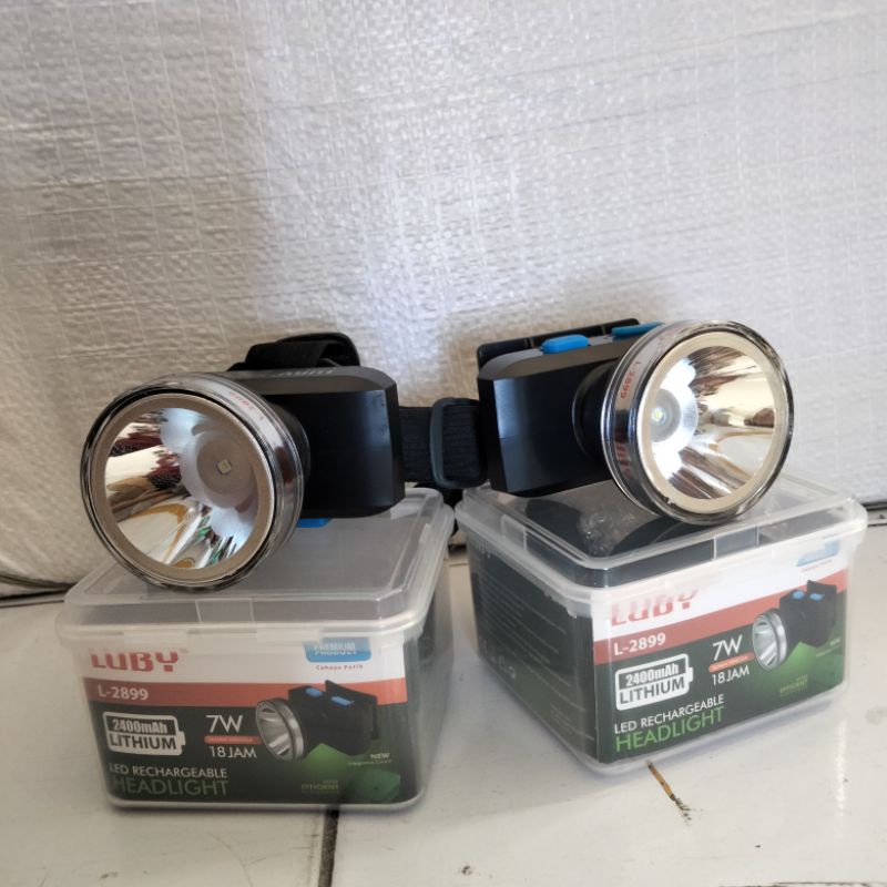 SENTER KEPALA LED LUBY 2899