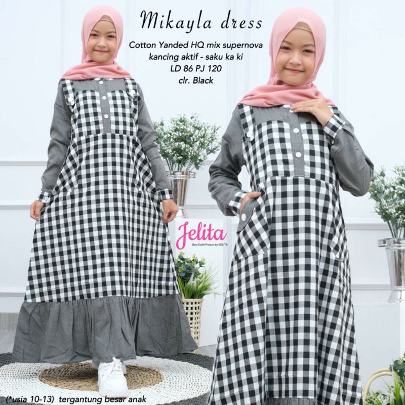 MIKAYLA DRESS KIDS BY JELITA
