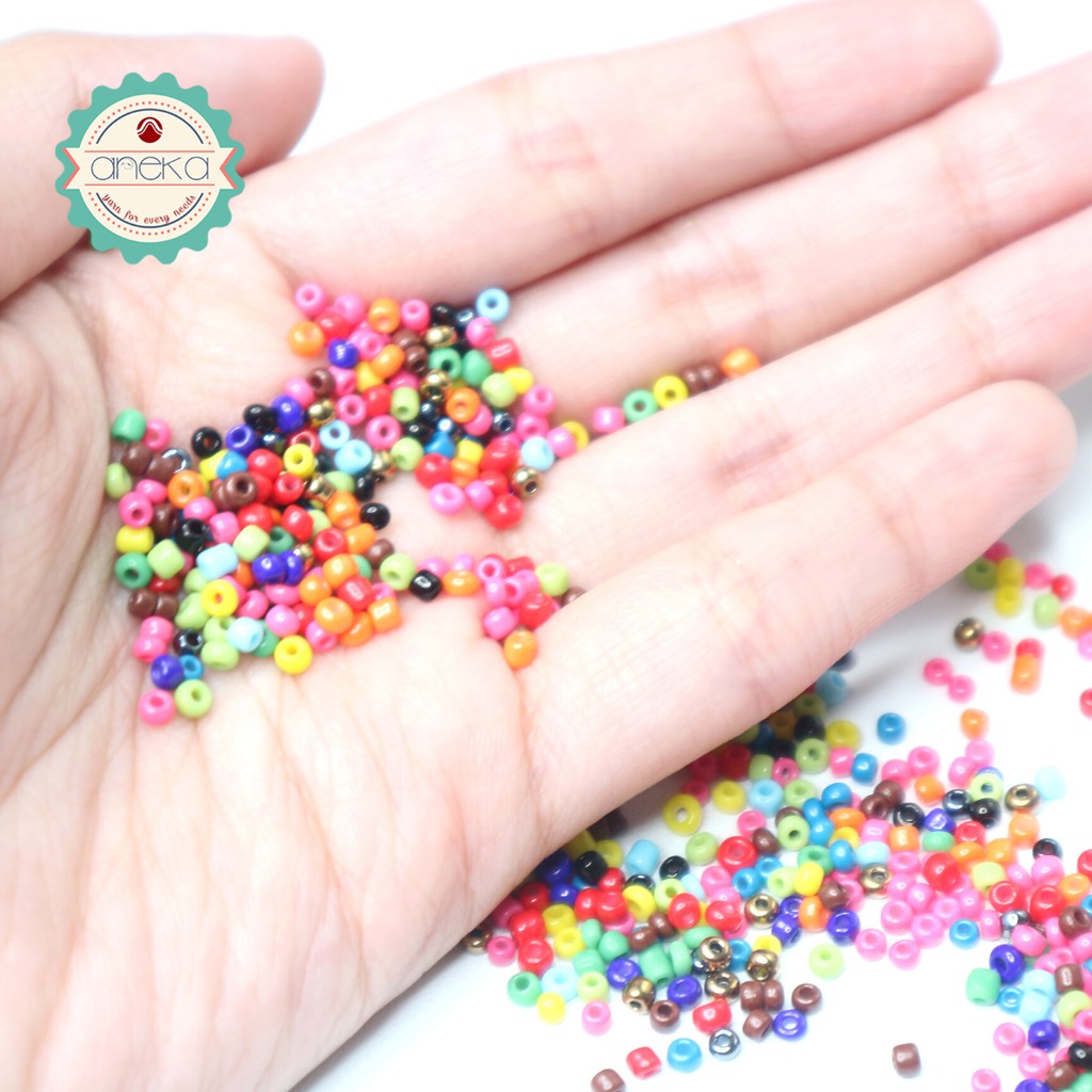 11/o Mote Pasir Hiroshima / Mute Manik Manik / Mote Perhiasan Doff Glossy - 15 gram