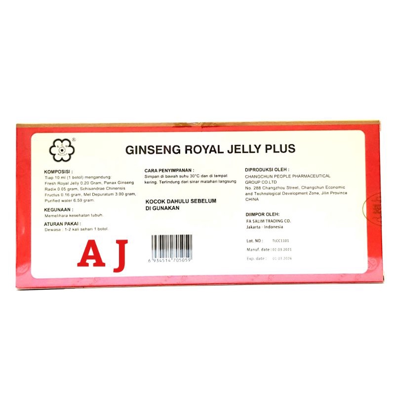 Ginseng Royal Jelly - Memelihara Energi, Stamina dan Kesehatan Tubuh