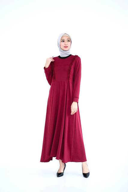 Gamis/gamis jersey/gamis jersey terbaru/gamis terbaru/model gamis terbaru/gamis polos