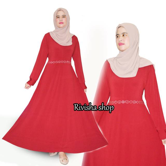 Mutiara modis Gamis Jearsy XXL super kombinas blink-blink