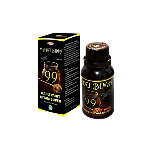 Madu Bima 99 Madu Pahit Hitam 200 Gr Indonesia