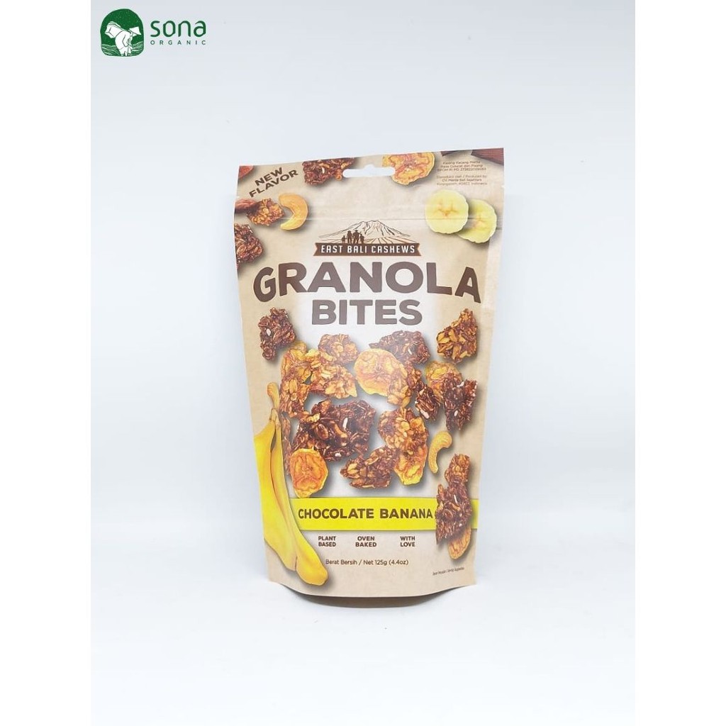 

EAst Bali Cashews- Granola Bites Chocolate Banana 125gr