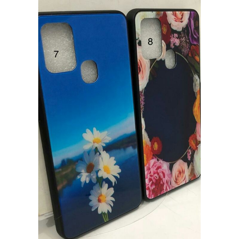 SAMSUNG A21S BACK CASE GLASS VIBES CASING SOFTCASE