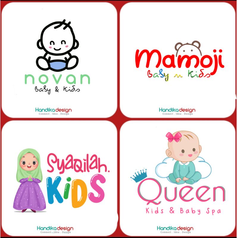 Jual Jasa Desain Logo Kamu tema baby/kids/kids store/baby store