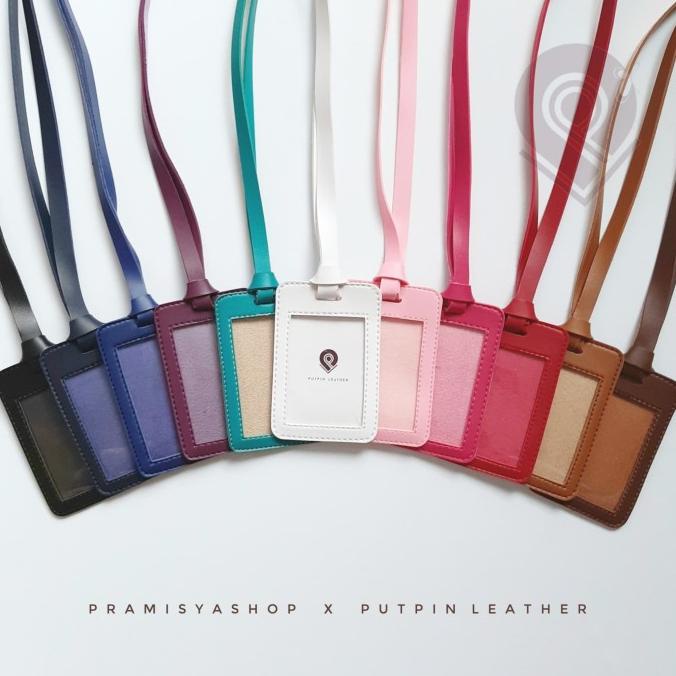 

BAYAR DITEMPAT ID Card Holder / Name tag - Synthetic Leather / Kulit PROMO Kode 1377