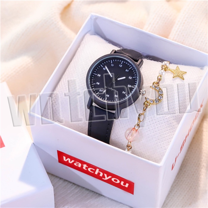 Jam Tangan Wanita Ins Korea Retro Simple Fashion Watches