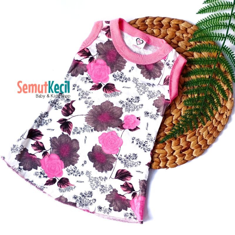 YUKI 9-18 BLN DASTER KAOS YUKENSI ANAK BAYI SIZE M Dress Dres Baju Bayi Perempuan Cewek-6