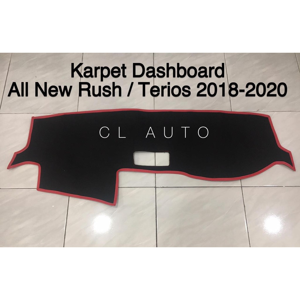 KARPET BLUDRU COVER ALAS DASHBOARD MOBIL TOYOTA ALL NEW RUSH / DAIHATSU TERIOS TERBARU 2018-2020 WAR