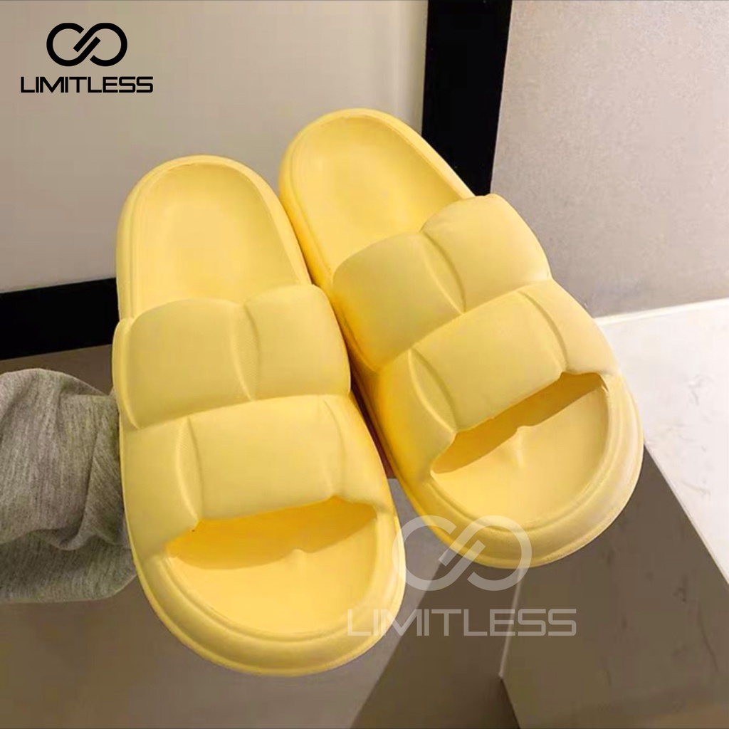 Sandal Slop Wanita Korea Kekinian Sendal Wanita Limitless Slip On Fashionable Sandal Cewek Terbaru Jelly Empuk