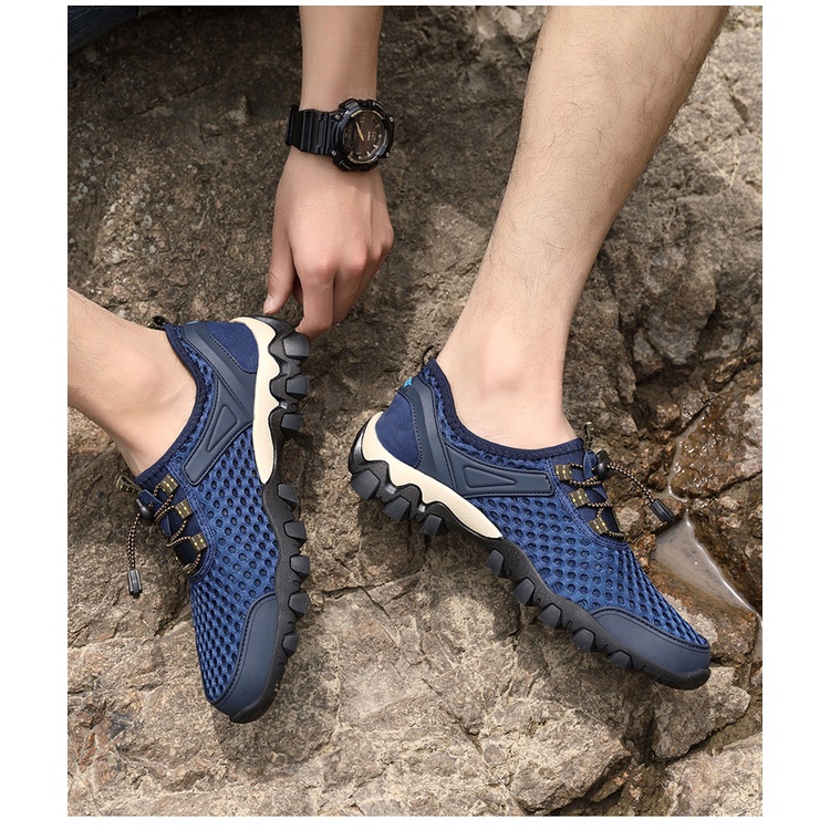 {FREE BOX} Sepatu Hiking Outdoor Pria - KJ-56