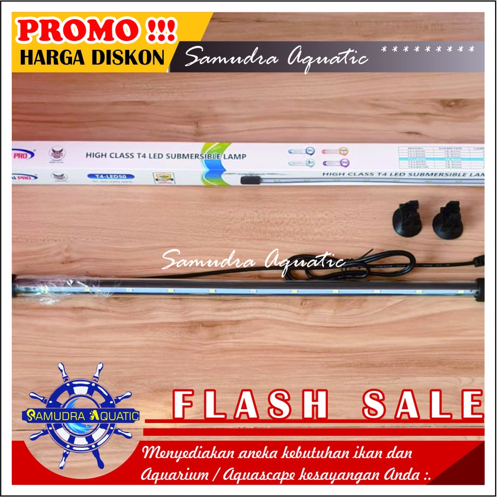 Lampu Aquarium CELUP 50 cm, Lampu Celup Aquarium Aquscape HEMAT ENERGY (GRATIS Bublewrap &amp; Kardus)