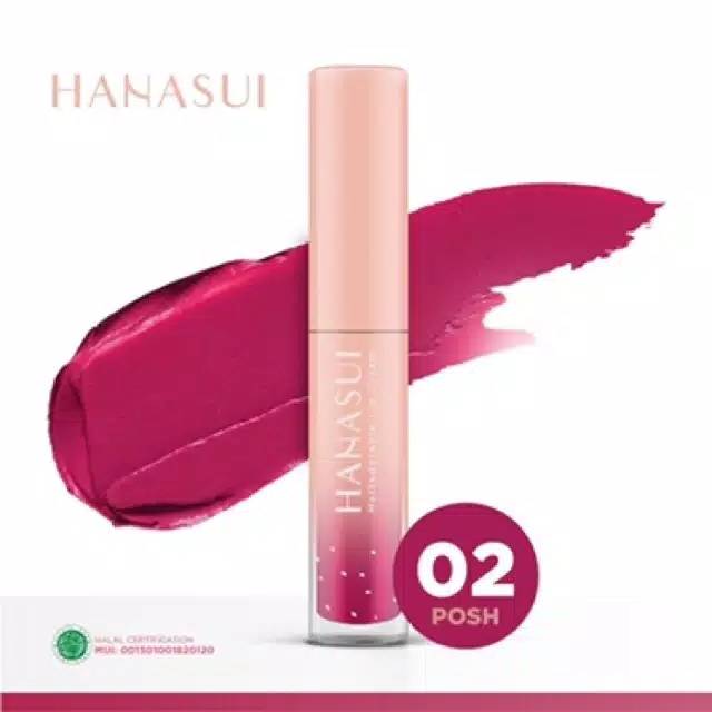 Medan Termurah Bpom Lipcream Velvet matte by hanasui Lipstick wanita cantik