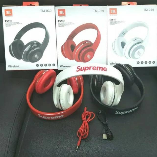Headset Earphone Headphone Bluetooth Wireless JBL SUPREME E55BT TM-039