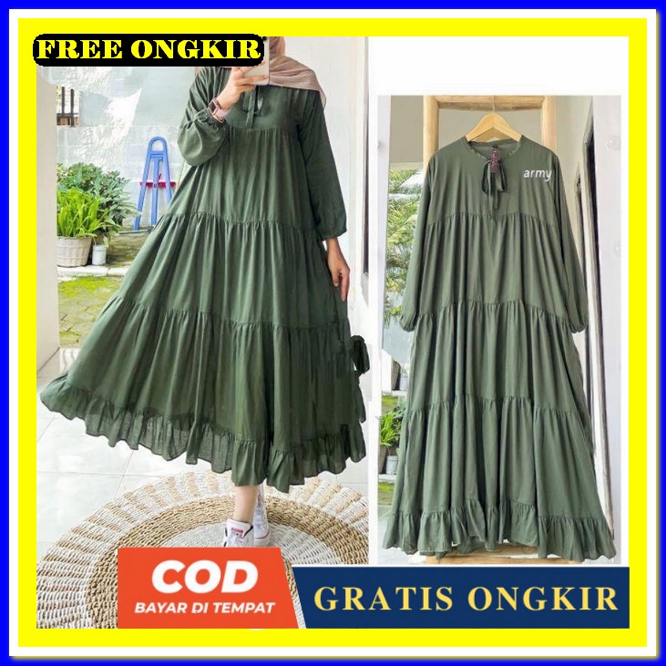 Kemeja Tunik Kekinian Dress Baju Korea Murah Terbaru Baju Muslim Remaja Pakaian Wnta Bj Fashion Leba