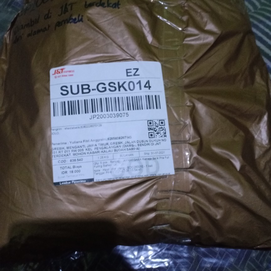 Wirayudha Kemeja Batik Pria Lengan Panjang Full Furing Bahan Katun Sragenan