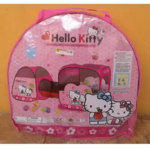 Tenda Terowongan Anak - Hello Kitty / Tenda Anak