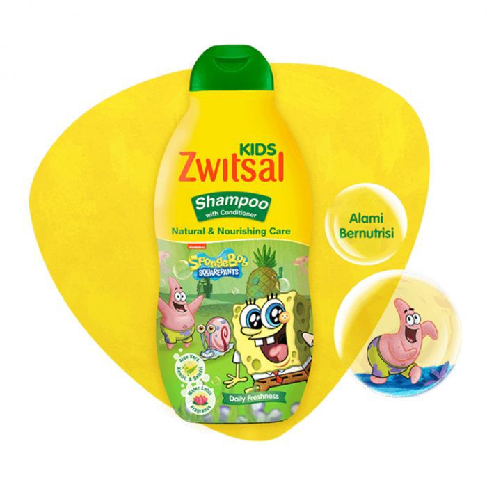 Zwitsal Kids Shampoo With Conditioner 180ml (Tersedia varian aroma)