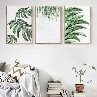 HIASAN DINDING MONSTERA TROPICAL PLANT WITH FRAME | Shopee ...