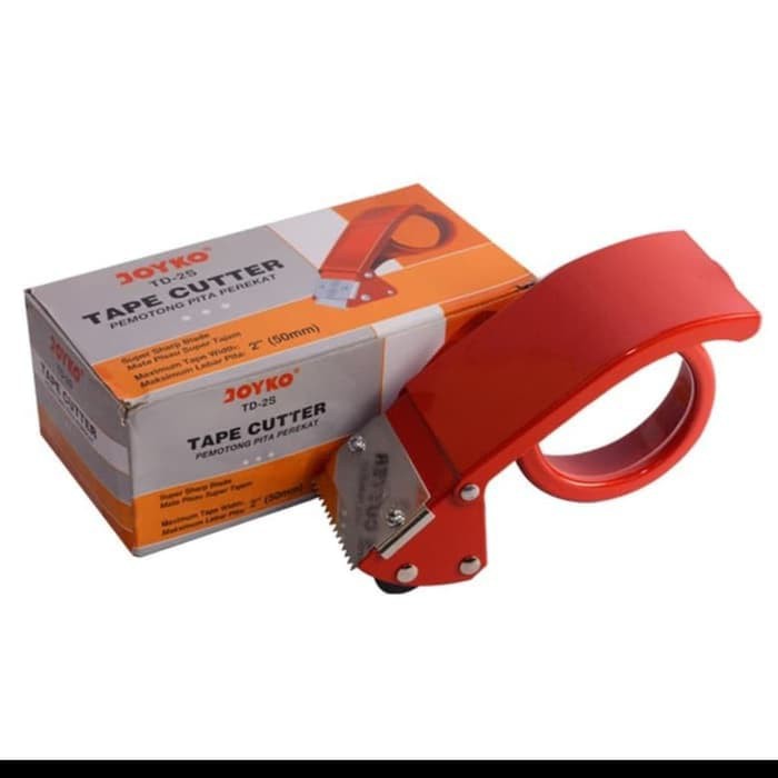 

Free Ongkir Dispenser Plakban/Lakban/Tape Cutter 2" Joyko TD-2S (Besi) Berkualitas