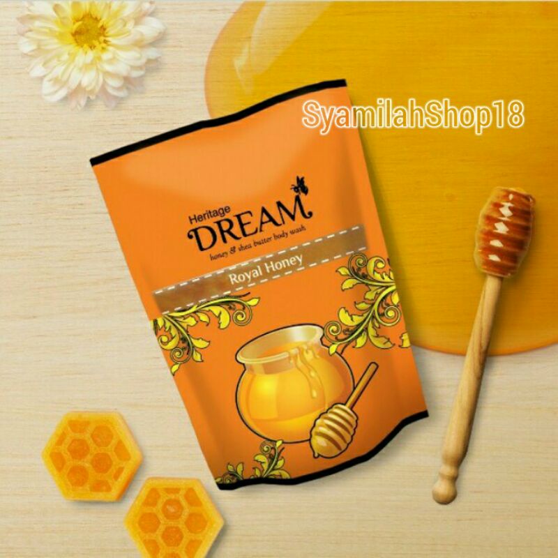 DREAM BODY WASH 450 ML (DREAM HERITAGE ROYAL HONEY & SHEA BUTTER)