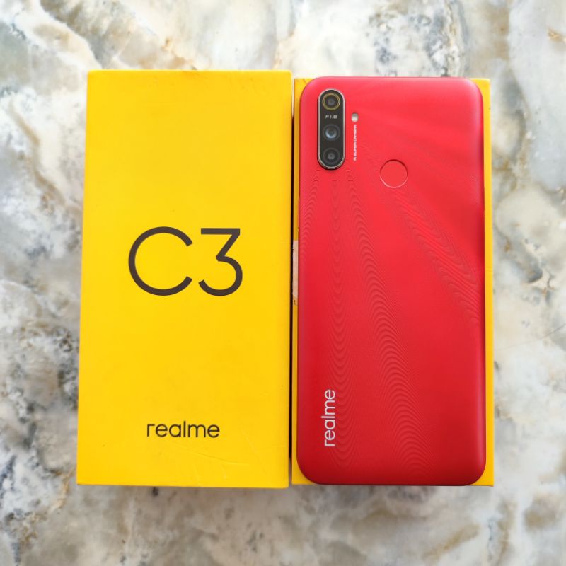Realme C3 3/32 ram 3 internal 32 Gb seken mulus