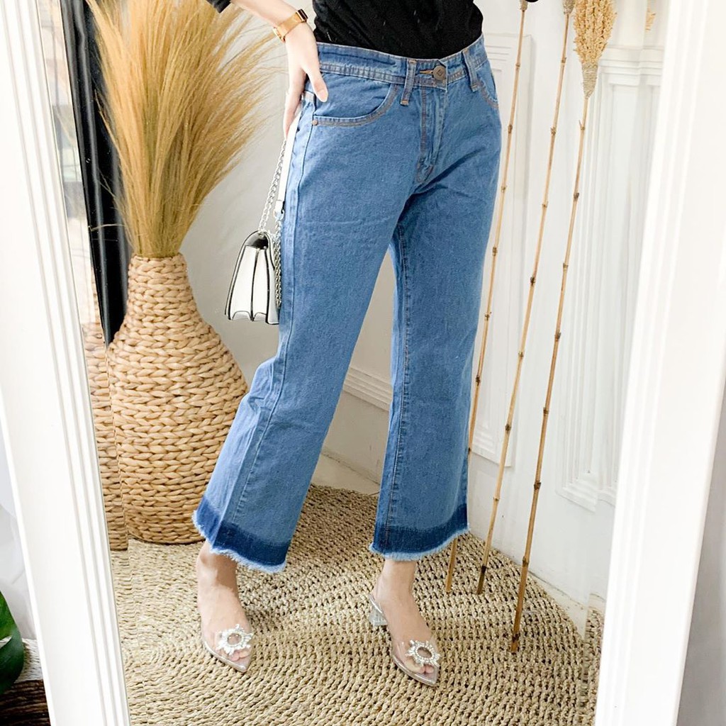 BOYFRIEND JEANS CELANA PULL&BEAR WANITA