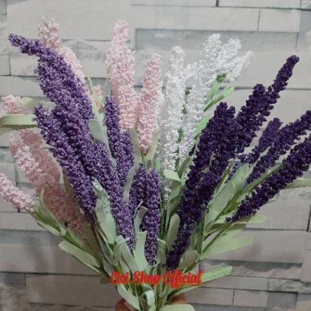 3pc Lavender artificial /hantaran/seserahan/hantaran seserahan/kotak hantaran/hantaran rustic