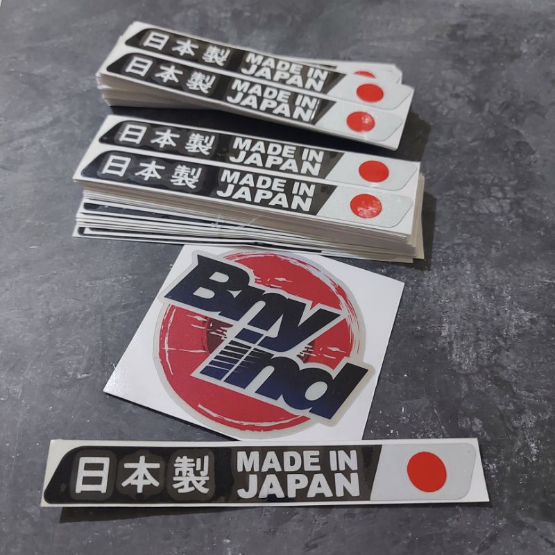 STICKER MADE IN JAPAN STICKER HELM MOTOR CUTTING