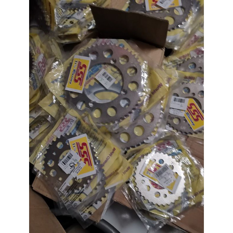 Gear SSS [Belakang] Type 428 Untuk Megapro, NMP, CB150R, CBR150, Verza, Tiger, Sonic. Ukuran 46T~50T