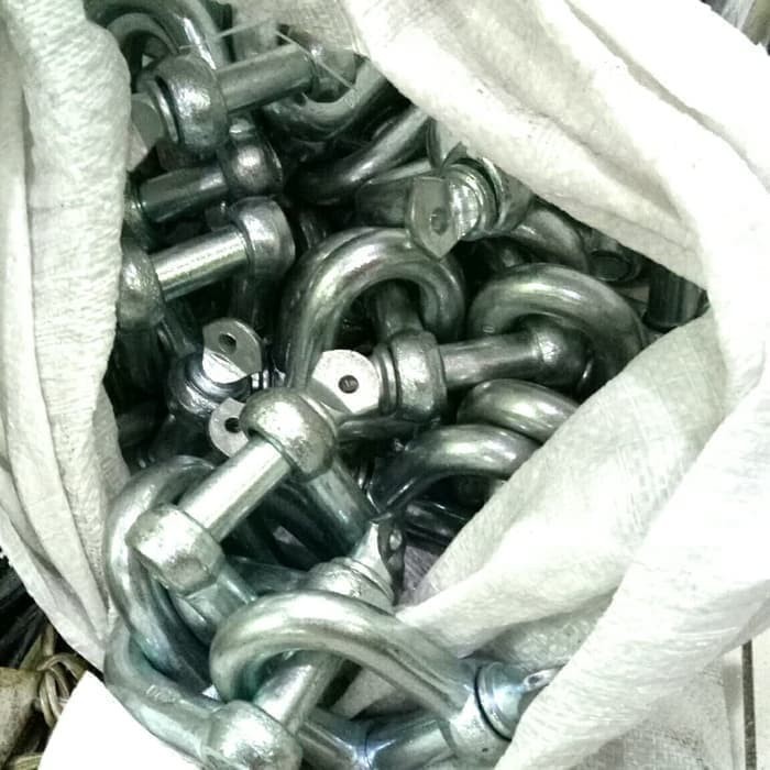 Segel D M20 / Shackle 20 Mm / Sambungan Rantai Besi 3/4&quot; inch