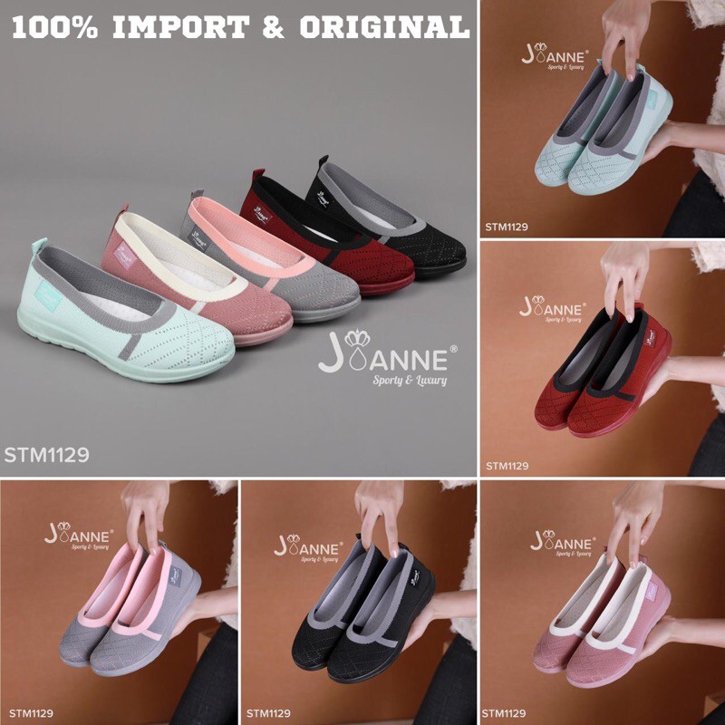 [ORIGINAL] JOANNE FlyKnit Flat Shoes Sepatu Wanita #STM1129