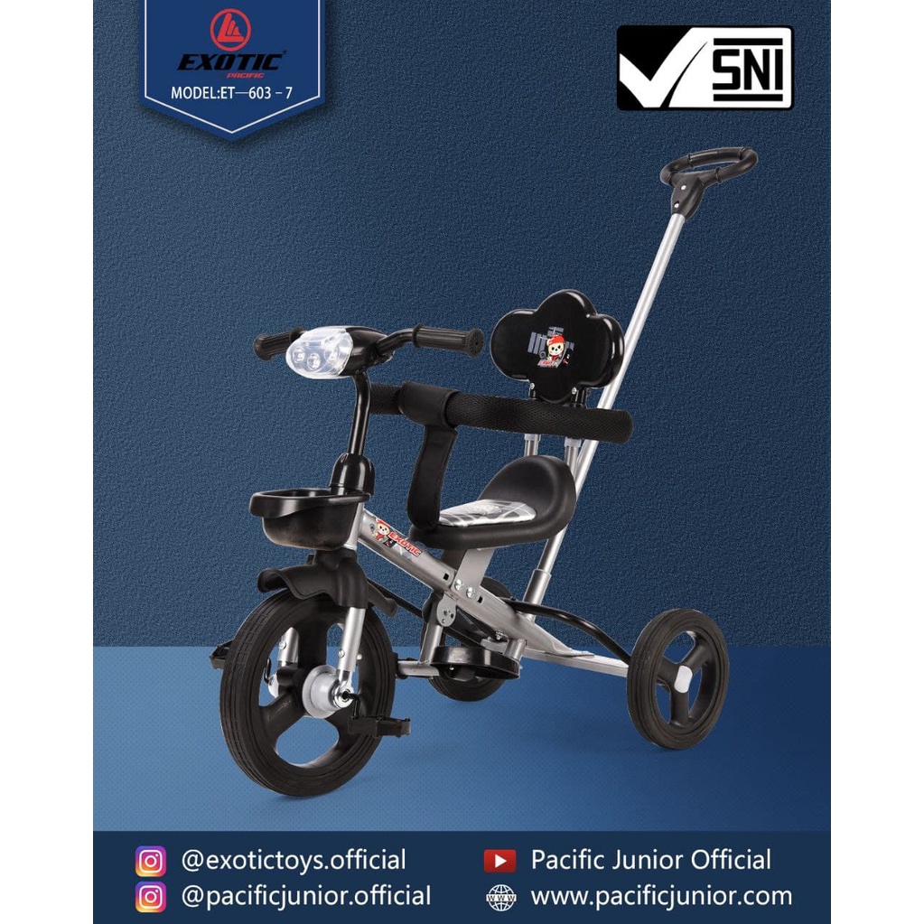 SEPEDA ANAK RODA 3 EXOTIC 603-7