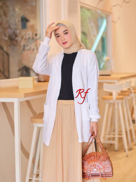Shofie long kardigan premium / kardigan rajut nyaman