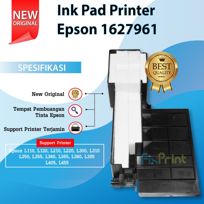 

T6Etfe4E Inkpad Ink Pad Busa Pembuangan Printer Epson L110 L120 L210 L220 L300 - Ink Pad Box