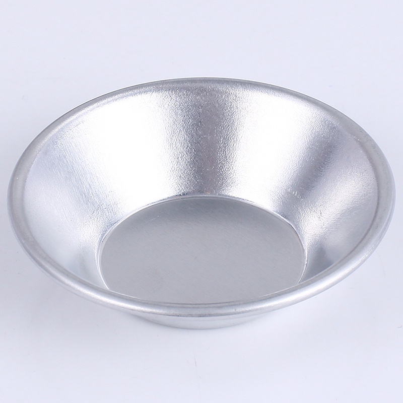 1pc Cetakan Egg Tarts Bentuk Bulat Bahan Aluminum Alloy