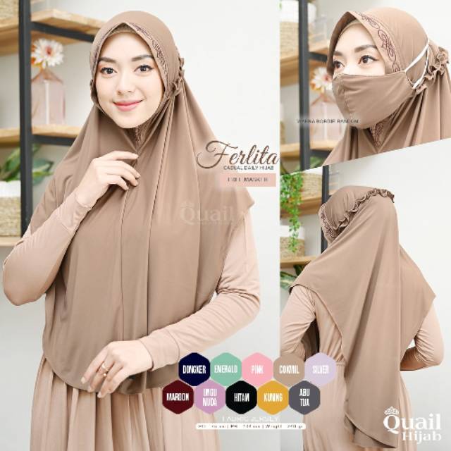 Jilbab Quail Model Ferlita