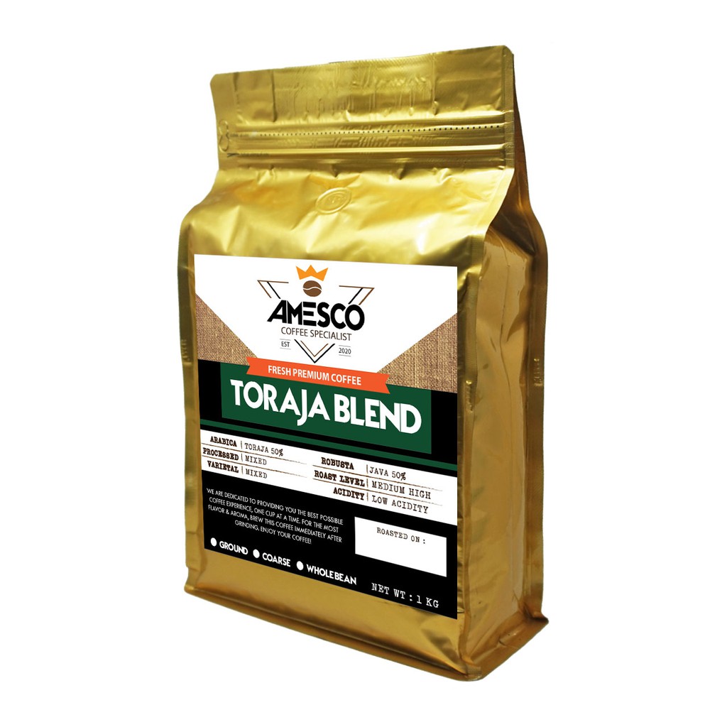 

KOPI TORAJA BLEND 1KG BIJI / KOPI BUBUK ESPRESSO | Kopi Toraja