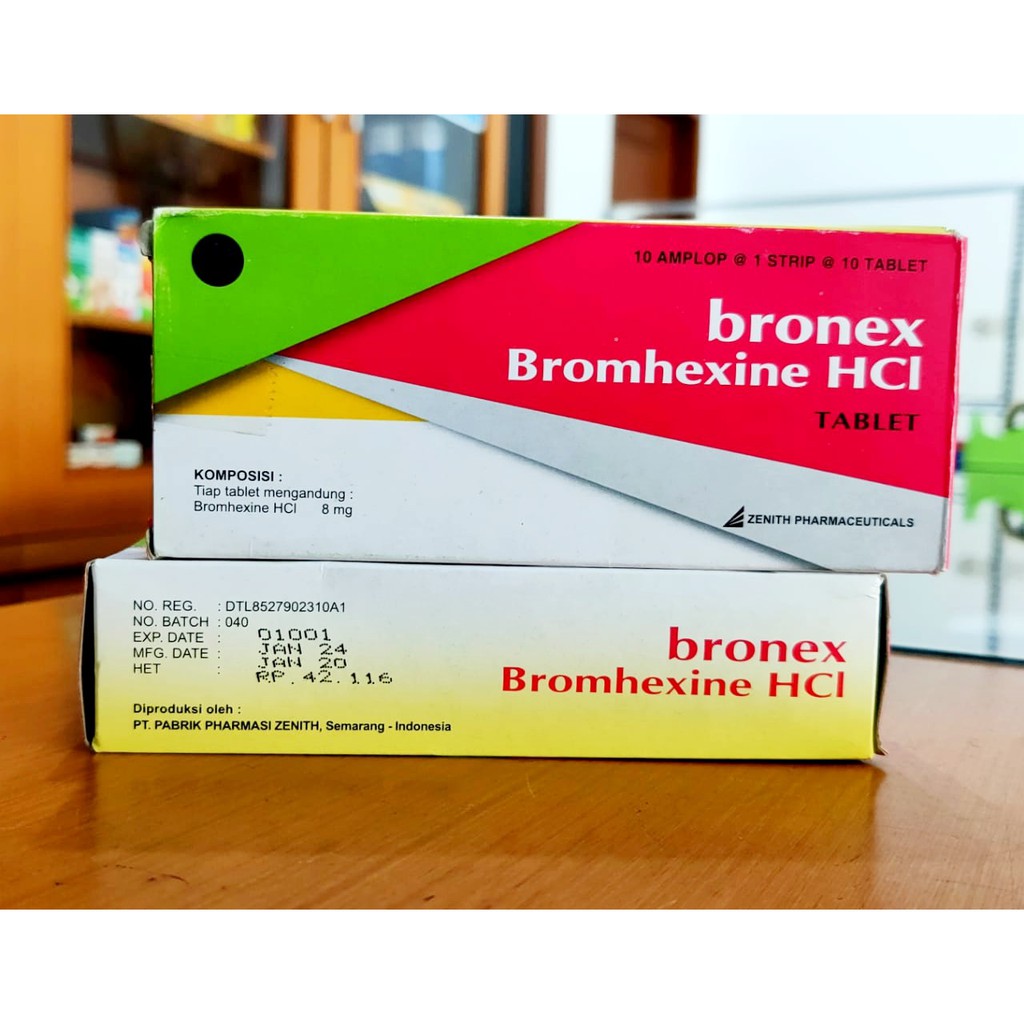 Obat bronex bromhexine hcl untuk apa