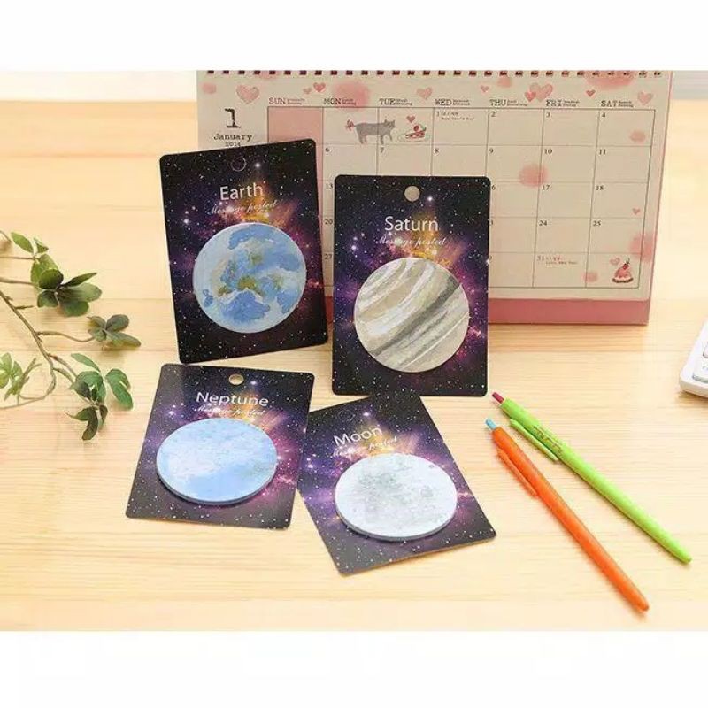 

sticky note galaxy universe planet
