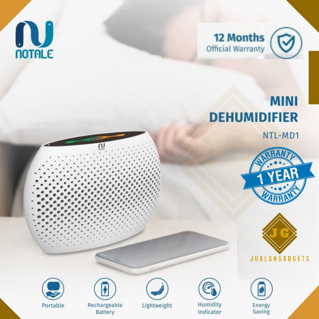 Mini Dehumidifier Notale Air Humidity Dryer Portable Penyerap Kelembapan Udara - Garansi Resmi