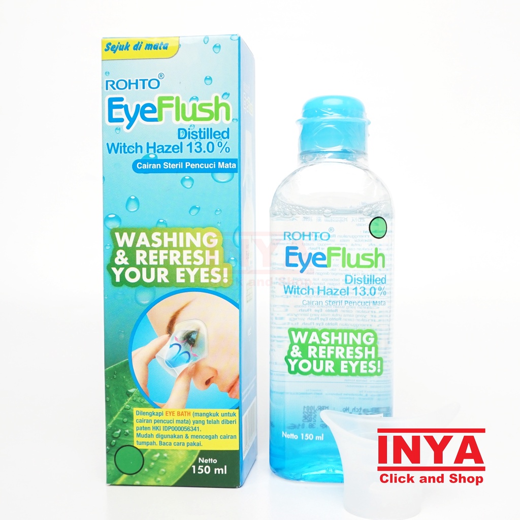 ROHTO EYEFLUSH 150ml - Boor Water - Cairan Pencuci Mata