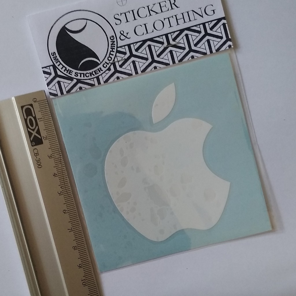 Stiker Apple Cutting Sticker Decal Waterproof iPhone iPad untuk aksesoris Mobil Motor