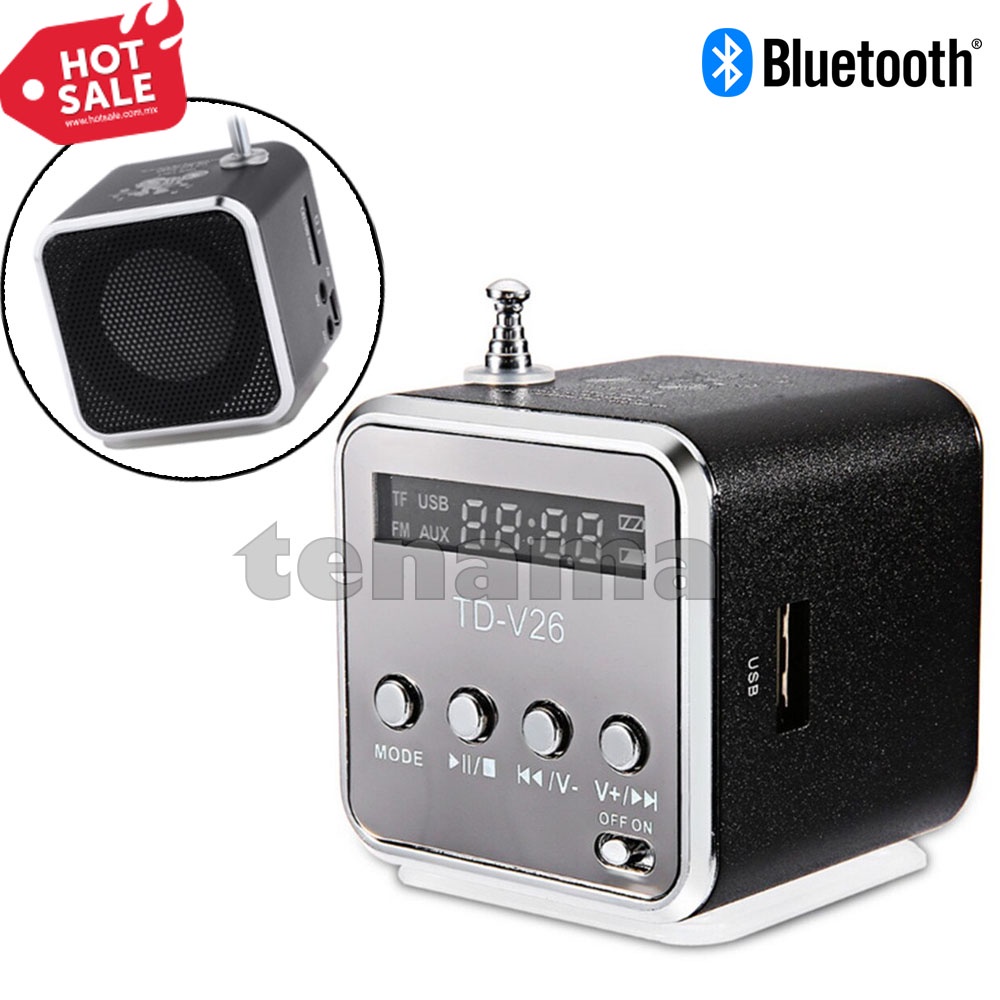 Mini Speaker Portable FM Radio MP3 Support Memory Card dan Bluetooth