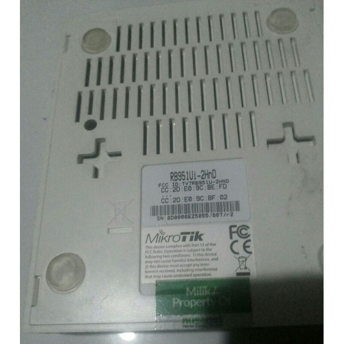 Mikrotik rb951Ui 2Hnd alat buat voucher wifi