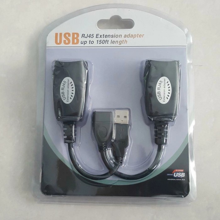 USB Rj45 Extension Adapter/USB Extender Via Lan 150ft Length